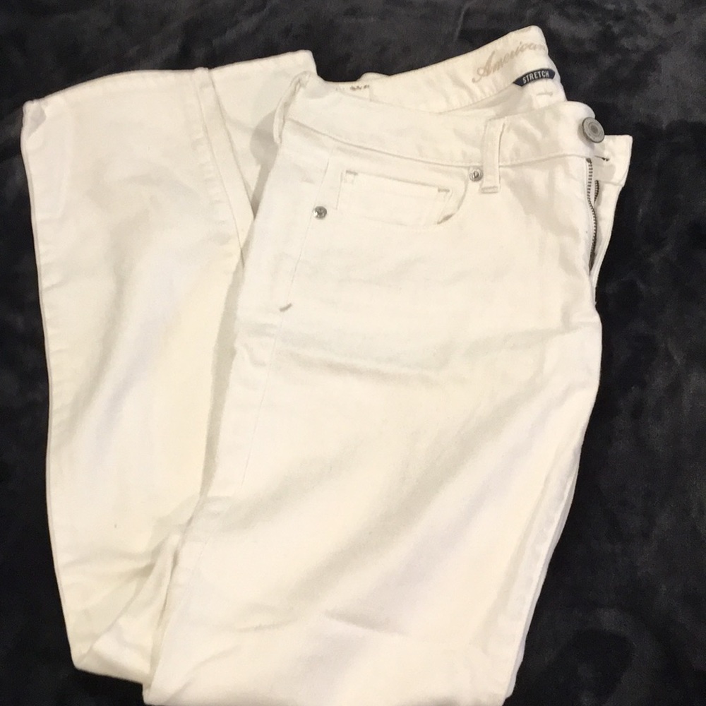 American Eagle White Skinny jeans